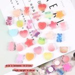 3D Clear Resin Stickers for Art and Decor