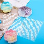 Ocean Waves Resin Stickers for Crafts and Decor