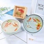 3D Koi Fish Resin Stickers for Art Projects