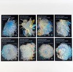 80 Large Holographic Resin Art Stickers Set