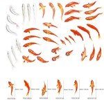 36 PCS Transparent Resin Stickers Kit with Tools