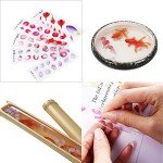 36 PCS Transparent Resin Stickers Kit with Tools