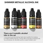 Vibrant Alcohol Ink Set - 30 Colors for Art