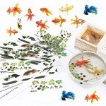 36 PCS Transparent Resin Stickers Kit with Tools