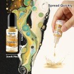 40 Bottle Vivid Alcohol Ink Set for Resin Art