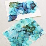Pixiss Blue Alcohol Ink Set - 5 Vibrant Shades