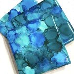 Pixiss Blue Alcohol Ink Set - 5 Vibrant Shades