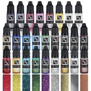 Metallic Alcohol Ink Set - 26 Vibrant Colors