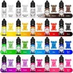 Vibrant Alcohol Ink Set for Resin Art