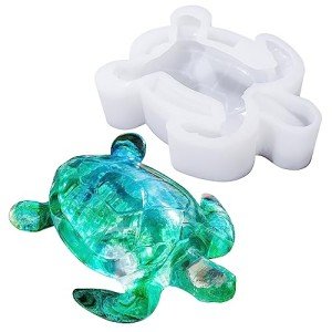 Turtle Shape 3D Resin Molds for Ocean Art