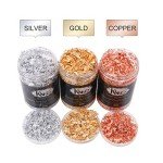 KINNO Metallic Flakes for Resin Art - Gold & Copper