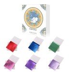 12 Color Gold Leaf Sheets for DIY Art Projects