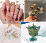 24 Color Metallic Gold Leaf Flakes for Resin Art