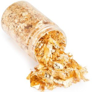Metallic Gold Flakes for Resin Art & Crafts