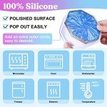 18 Pcs Silicone Coaster Resin Molds Set