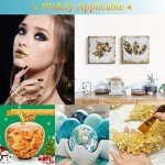 SATOHA Metallic Gold Foil Flakes Set - 3 Colors