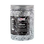 Metallic Silver Leaf Flakes for Resin Art 10g