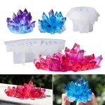 Crystal Cluster Resin Molds for DIY Crafts
