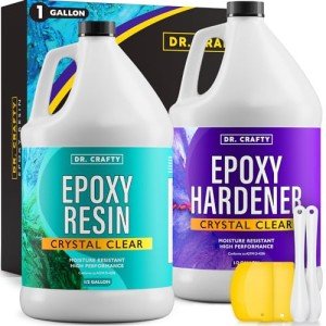 Dr Crafty Clear Epoxy Resin Kit for Wood