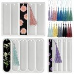 Resin Art Set: 3 Silicone Bookmark Molds