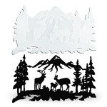 Deer Family Wall Art Resin Mold for DIY