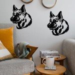 German Shepherd Resin Mold for Wall Decor