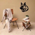 German Shepherd Resin Mold for Wall Decor