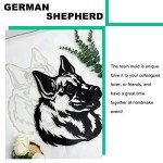 German Shepherd Resin Mold for Wall Decor