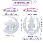 Butterfly and Horseshoe Silicone Resin Molds Set