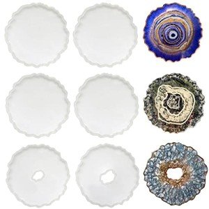 Geode Coaster Molds - Set of 6