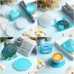 25 Pcs Epoxy Resin Coaster Molds Set