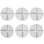 Geode Coaster Molds - Set of 6