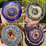 Geode Coaster Molds - Set of 6