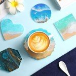 25 Pcs Epoxy Resin Coaster Molds Set