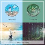 DIY Round Silicone Coaster Molds - 6 Pieces