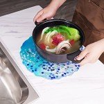 Round Resin Art Tray with Irregular Edges