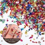 36 Pack Crushed Glass Glitter for Resin Crafts