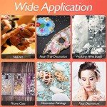 36 Pack Crushed Glass Glitter for Resin Crafts