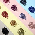 36 Pack Crushed Glass Glitter for Resin Crafts