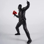 Flower Thrower Resin Sculpture for Home Decor