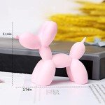 Pink Balloon Dog Mini Resin Art Statue