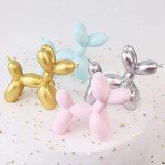 Pink Balloon Dog Mini Resin Art Statue