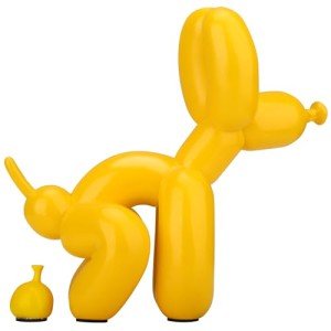 Trendy Resin Balloon Dog Sculpture for Home Decor