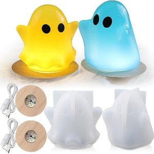 Halloween Ghost Silicone Molds for DIY Lamps