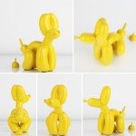 Trendy Resin Balloon Dog Sculpture for Home Decor