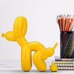 Trendy Resin Balloon Dog Sculpture for Home Decor