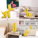 Trendy Resin Balloon Dog Sculpture for Home Decor