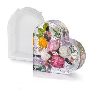 Large Heart Silicone Mold for Resin Art