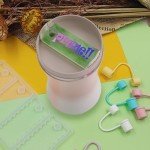 Personalized Resin Name Plate Molds for Stanley Cups