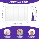 Silicone Resin Bookmark Molds with Colorful Tassels